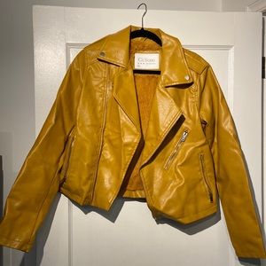 Vegan leather jacket